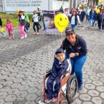 charity walk with children